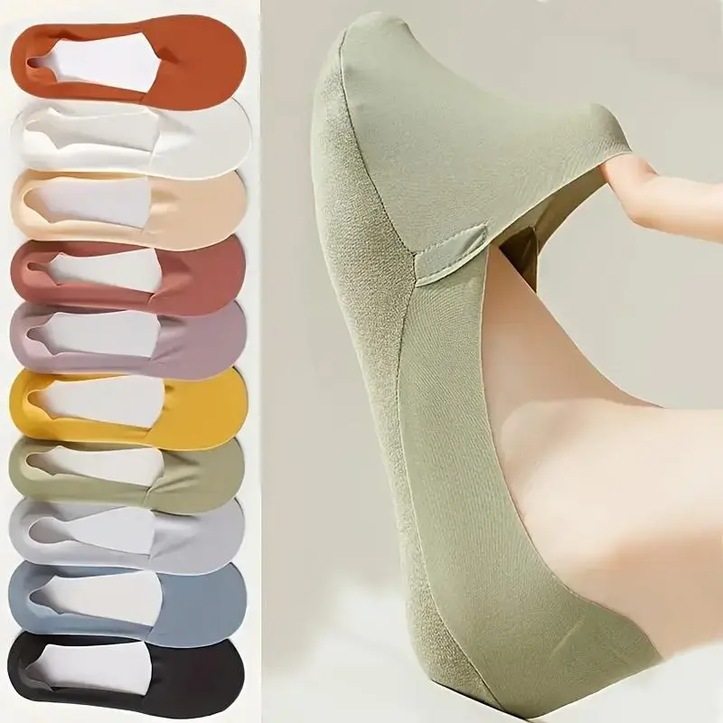 Invisibility Sock Loafer - [10 Pairs] No Show Socks Women