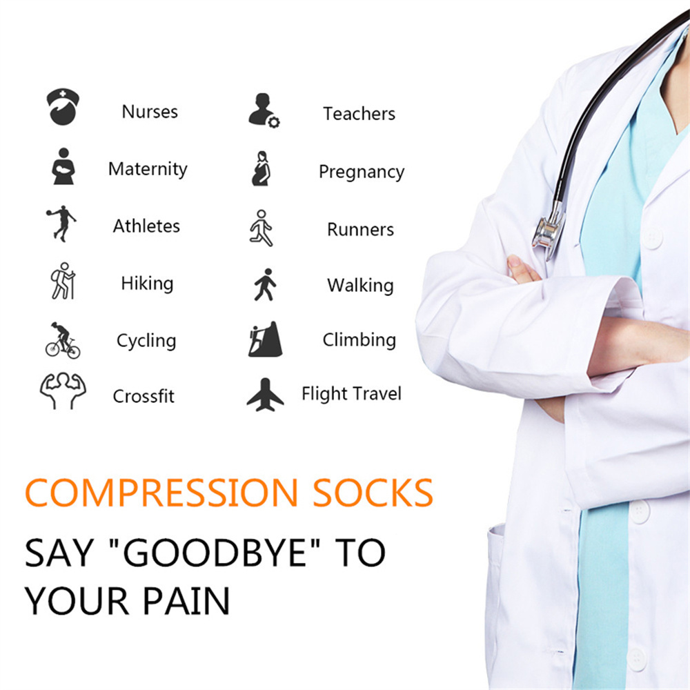 5 Pair/Pack Compression Socks  - Compression Sock Medical 리뷰 및 가격