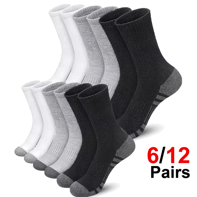Men's 6 Pairs Pack High Perfor - Cotton Crew Sock Pack 리뷰 및 가격