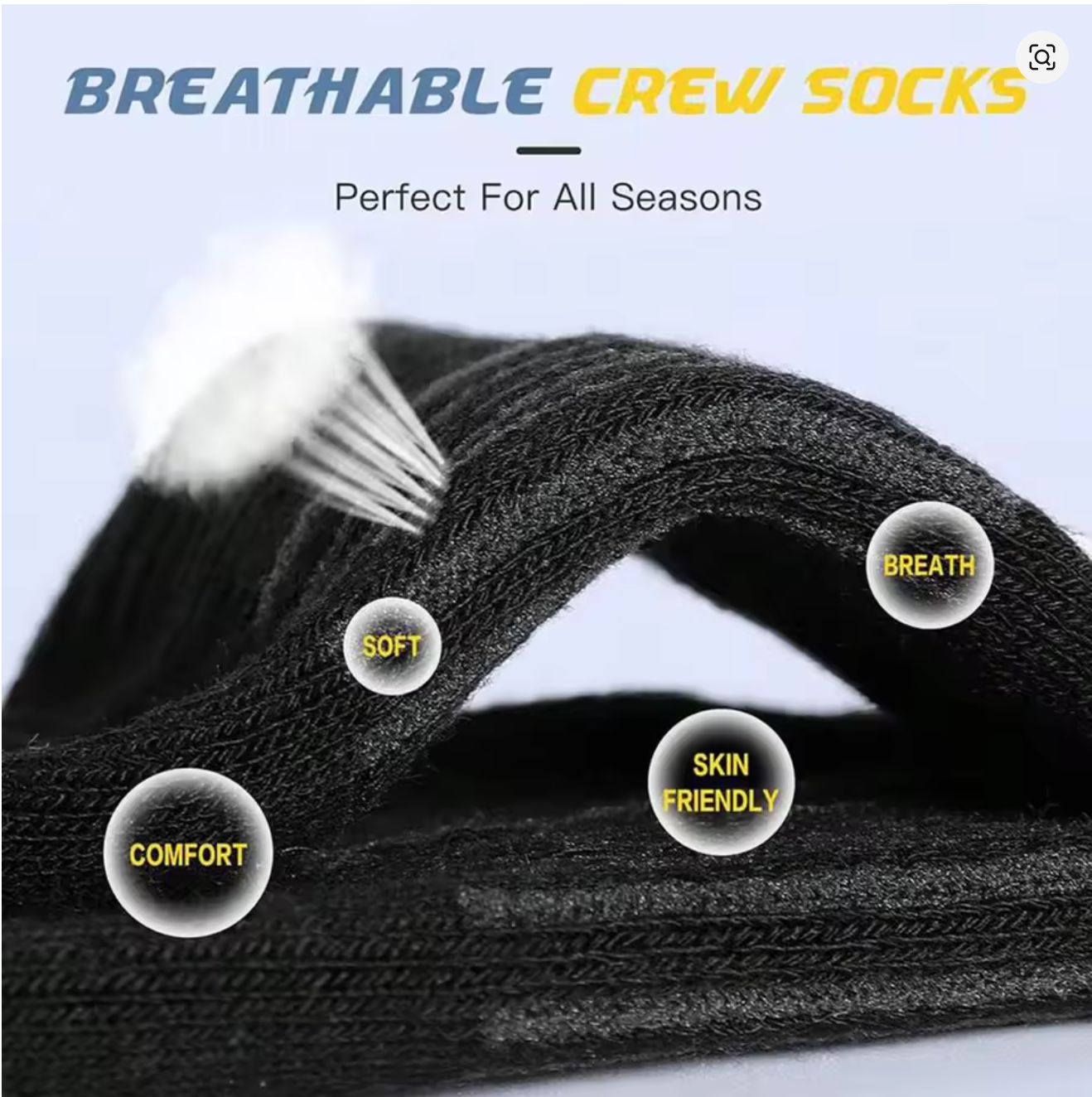 Men's 6 Pairs Pack High Perfor - Cotton Crew Sock Pack 리뷰 및 가격