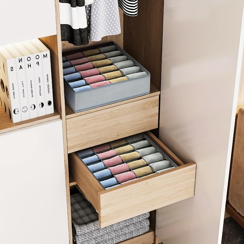 2Pcs 24-Compartment Fabric Soc - Sock Organizer Tray 리뷰 및 가격