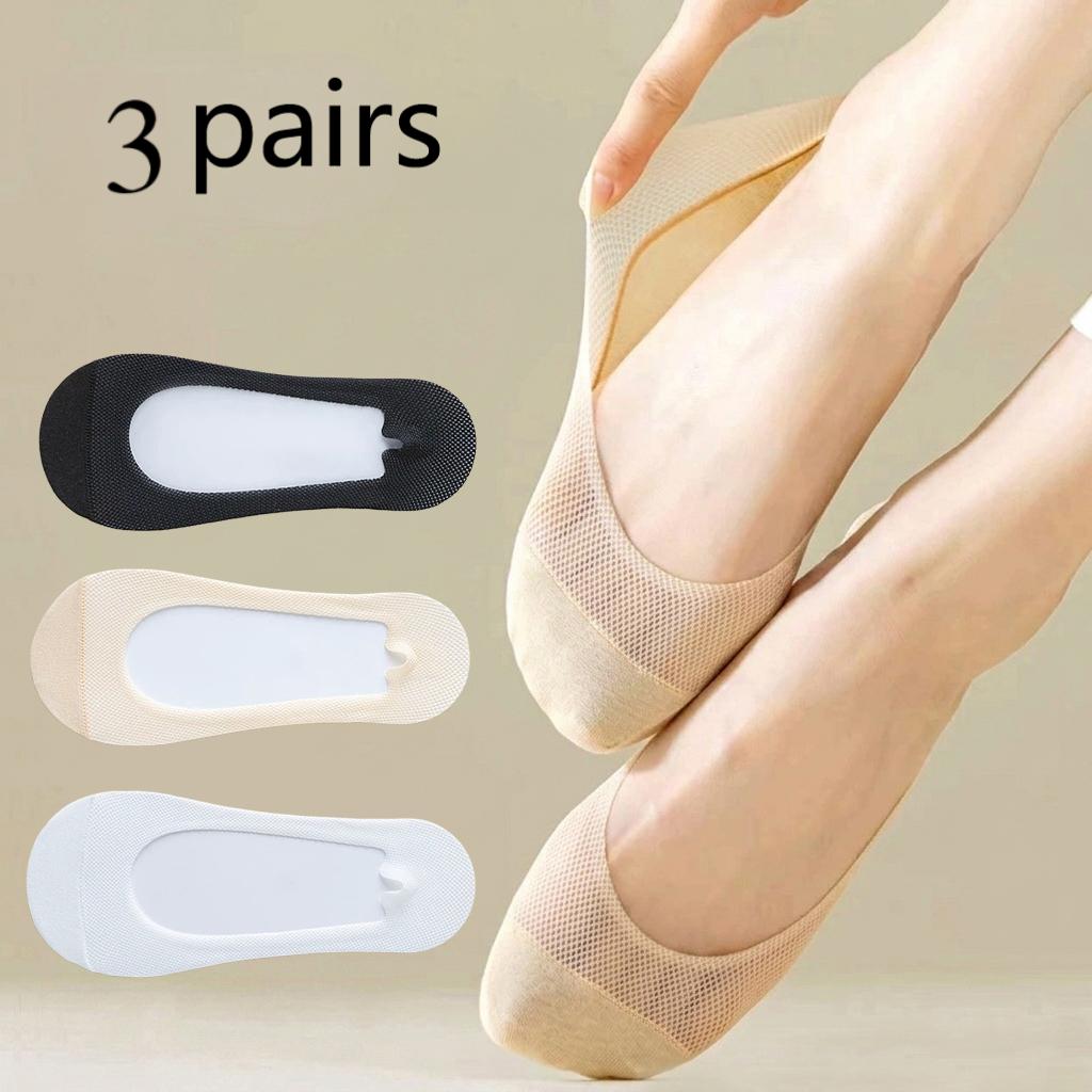 3Pairs,Women Invisible No Show - Invisibility Sock Loafer 리뷰 및 가격