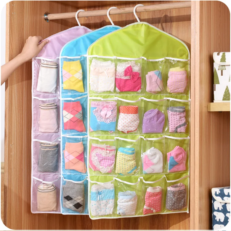 Hot 16Pockets WardrobePockets  - Sock Organizer Tray 리뷰 및 가격