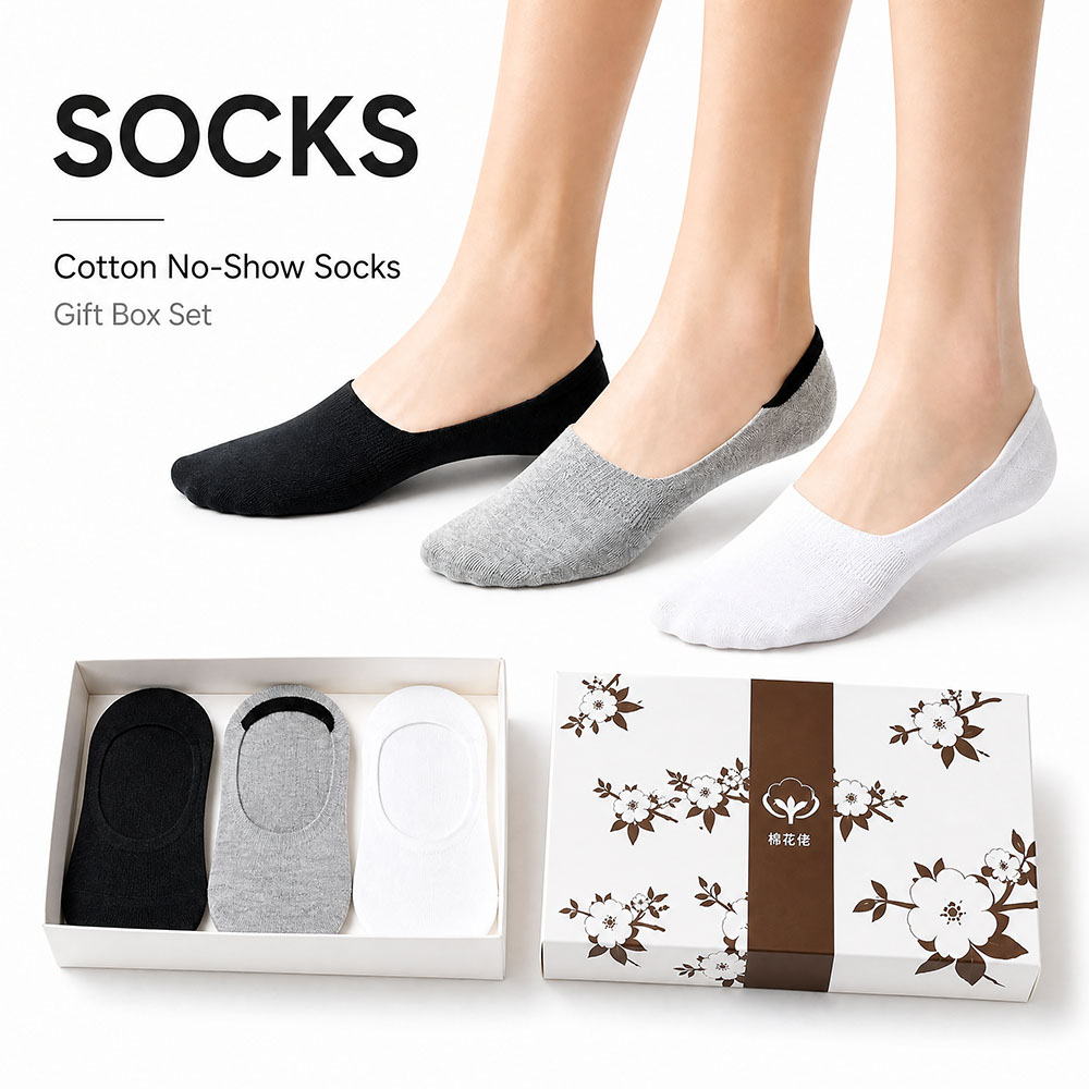 6 Pairs Unisex Cotton No Show  - Invisibility Sock Loafer 리뷰 및 가격