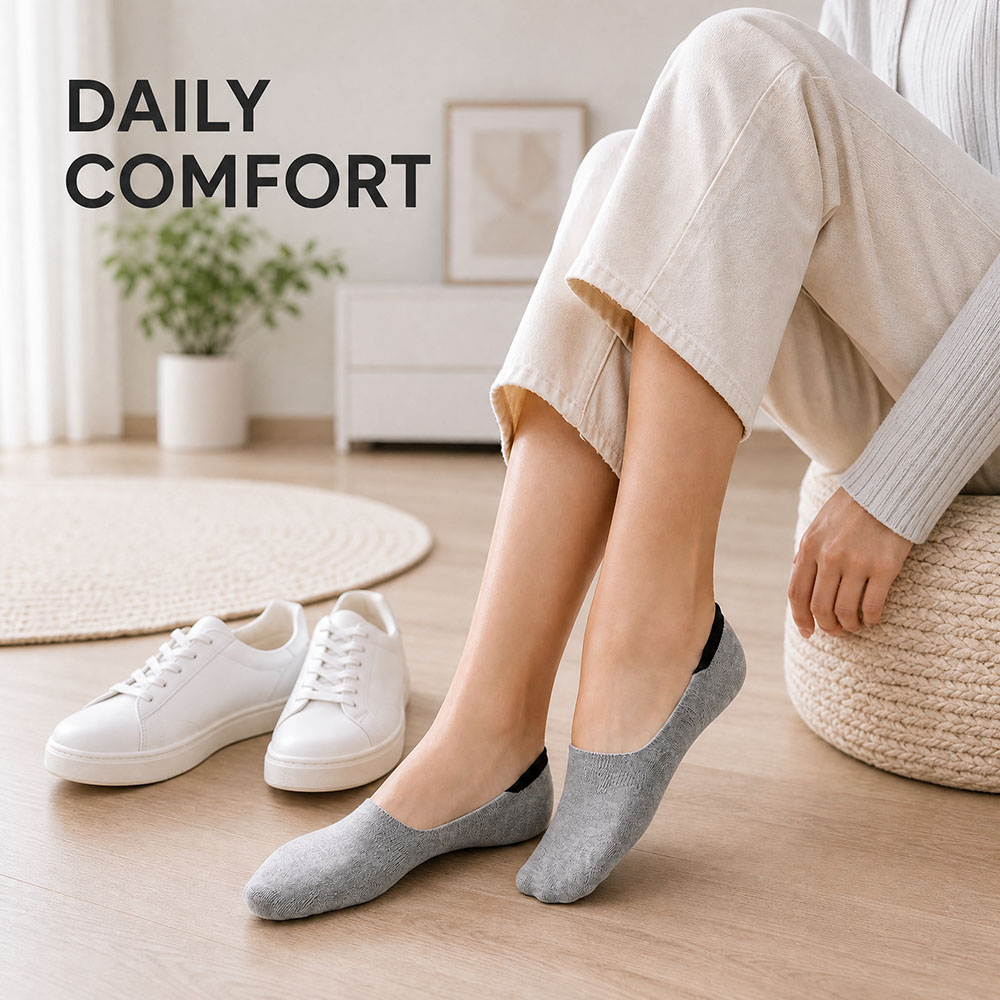 6 Pairs Unisex Cotton No Show  - Invisibility Sock Loafer 리뷰 및 가격