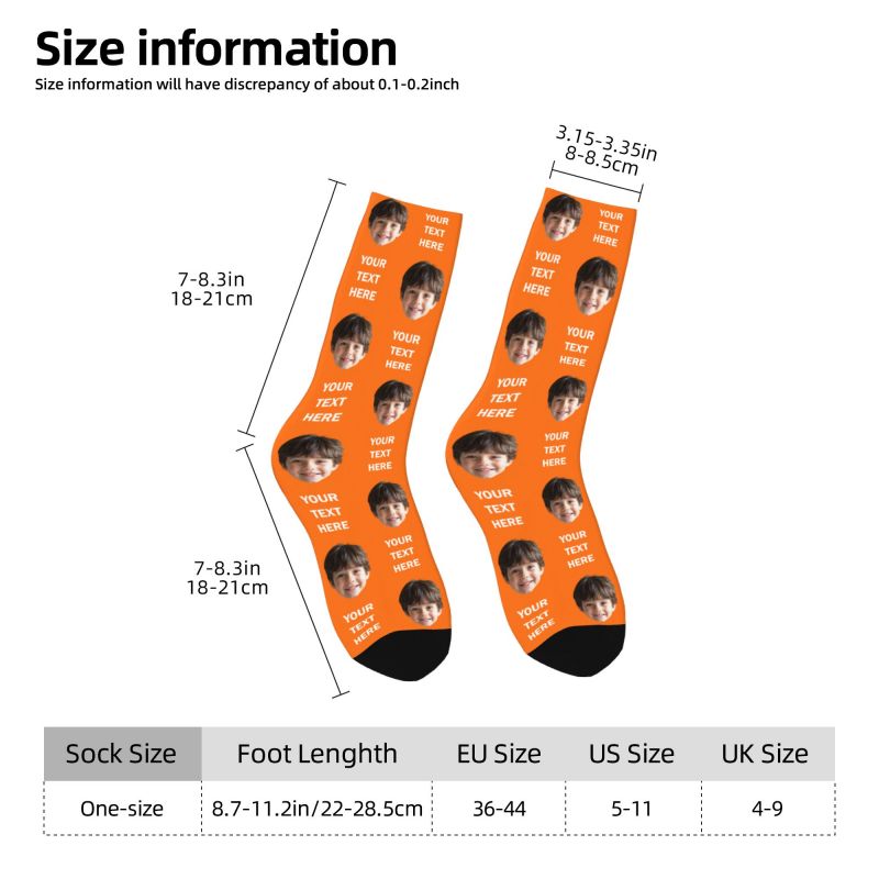 Personalized Photo Text Custom - Dress Sock Men 리뷰 및 가격