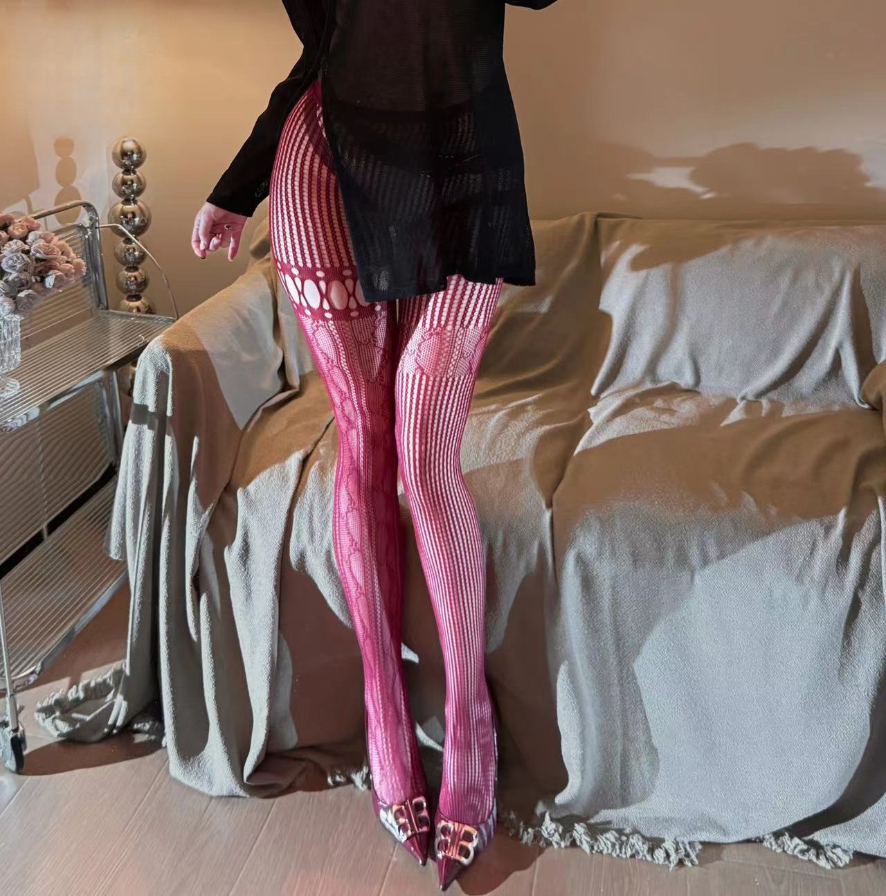 See-through Vintage AB-style L - Fishnet Stocking Women 리뷰 및 가격