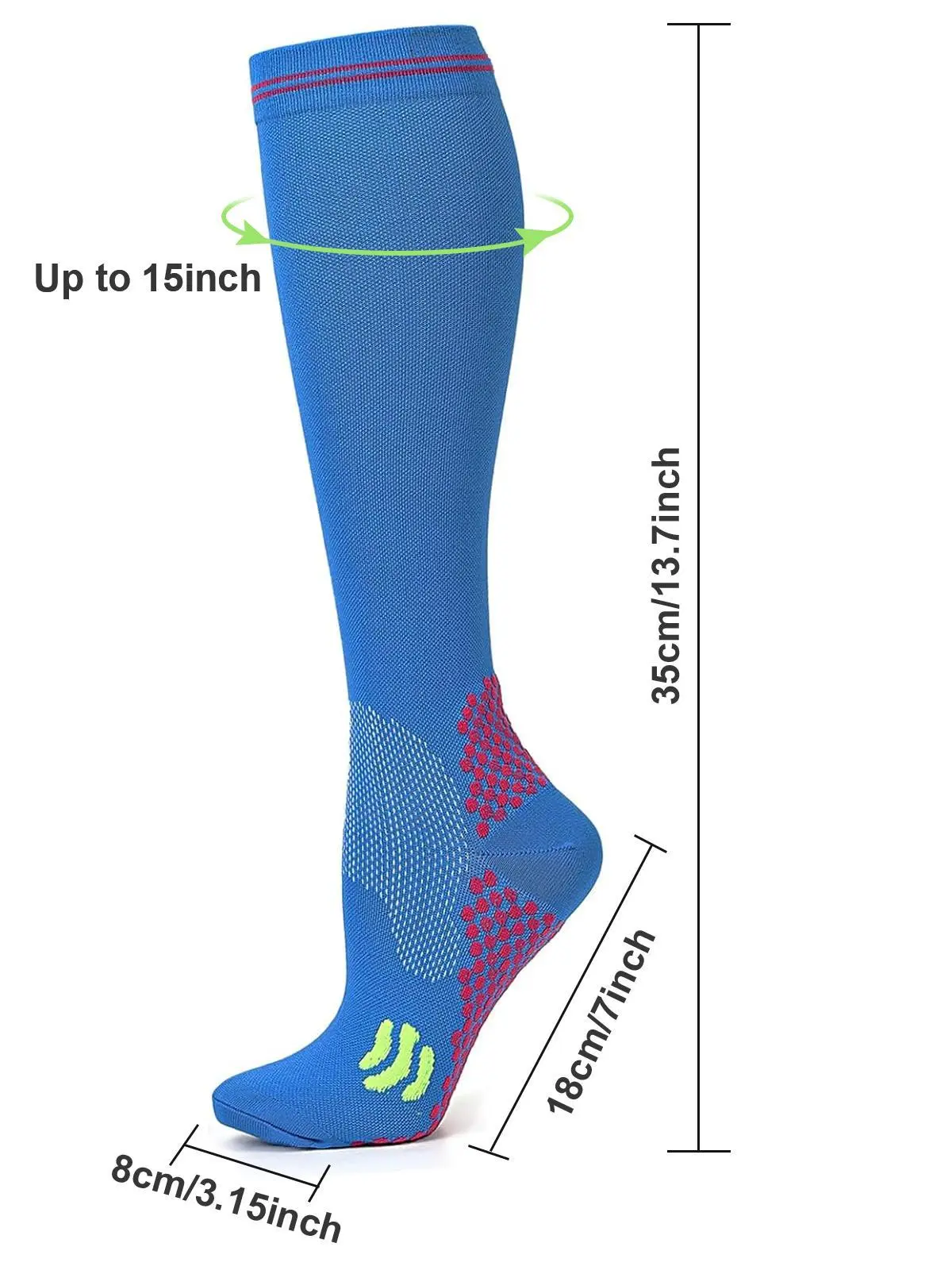 3 Pairs Compression Socks Unis - Knee High Sock Women 리뷰 및 가격