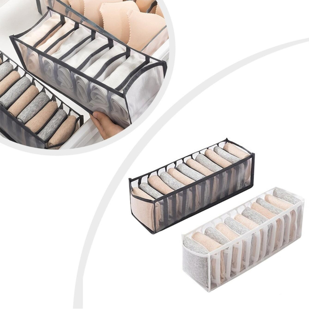 7 Grids Underwear Drawer Organ - Sock Organizer Tray 리뷰 및 가격