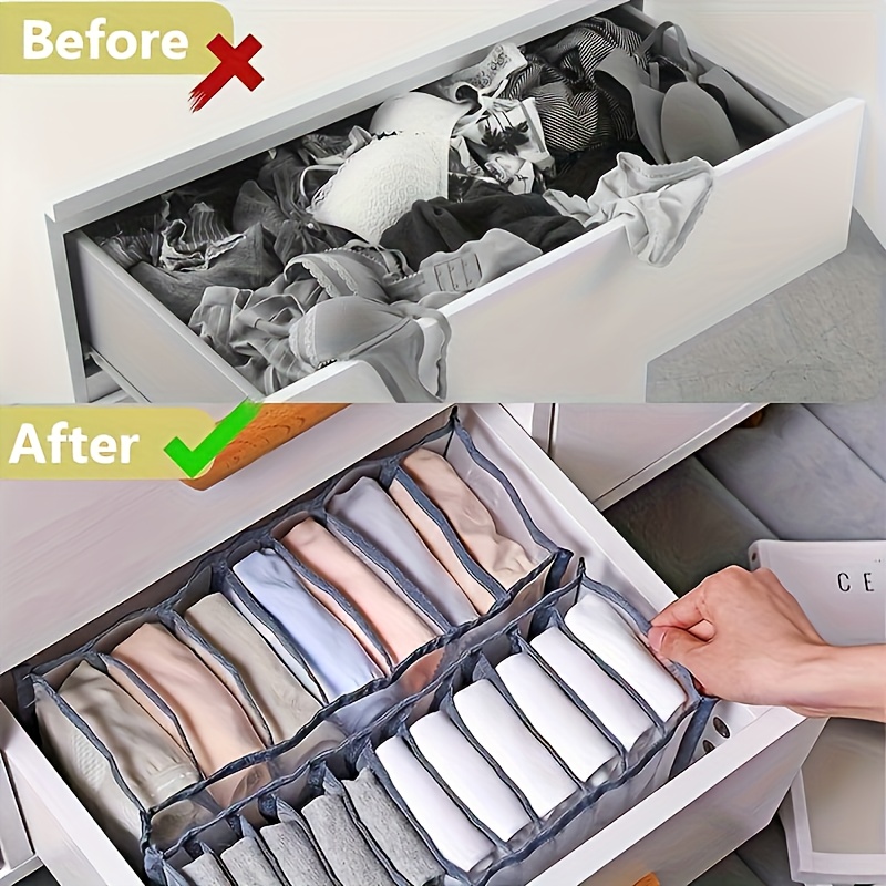7 Grids Underwear Drawer Organ - Sock Organizer Tray 리뷰 및 가격