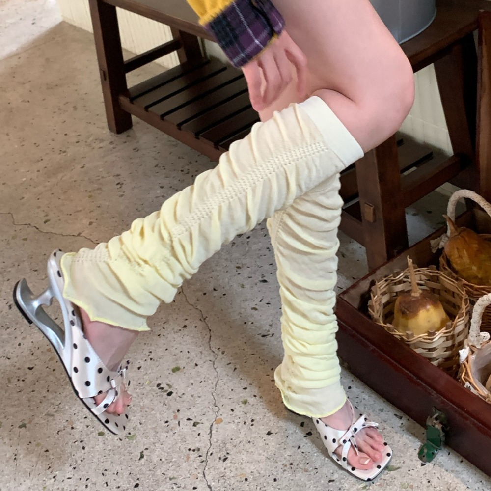 Pink Ruffle Bubble Slouchy Leg - Boot Sock Slouchy 리뷰 및 가격