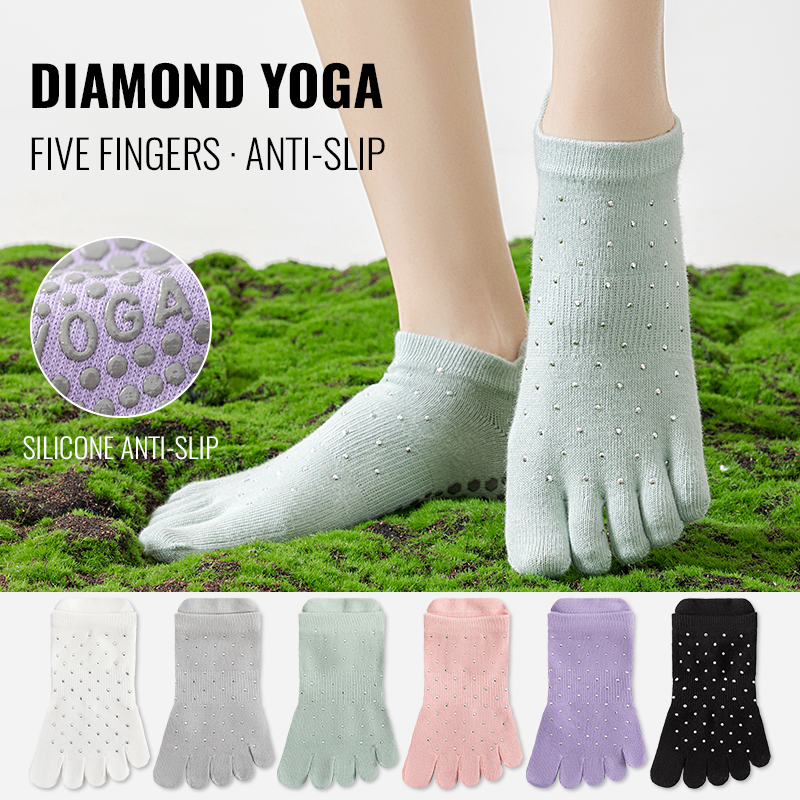 MiiOW Non-Slip Grip Pilates So - Toe Sock Split 리뷰 및 가격