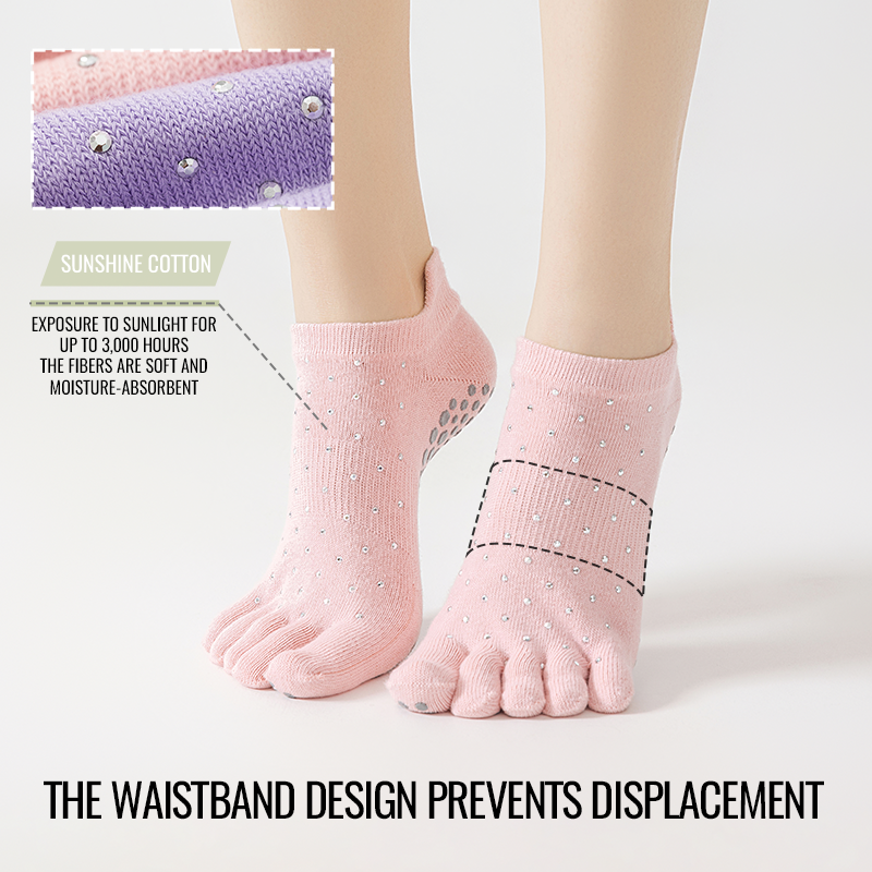 MiiOW Non-Slip Grip Pilates So - Toe Sock Split 리뷰 및 가격