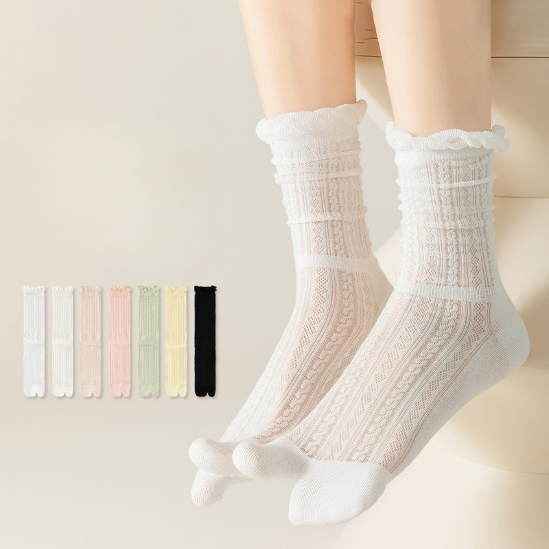 5 Pairs Split-toe Socks Women  - Toe Sock Split 리뷰 및 가격