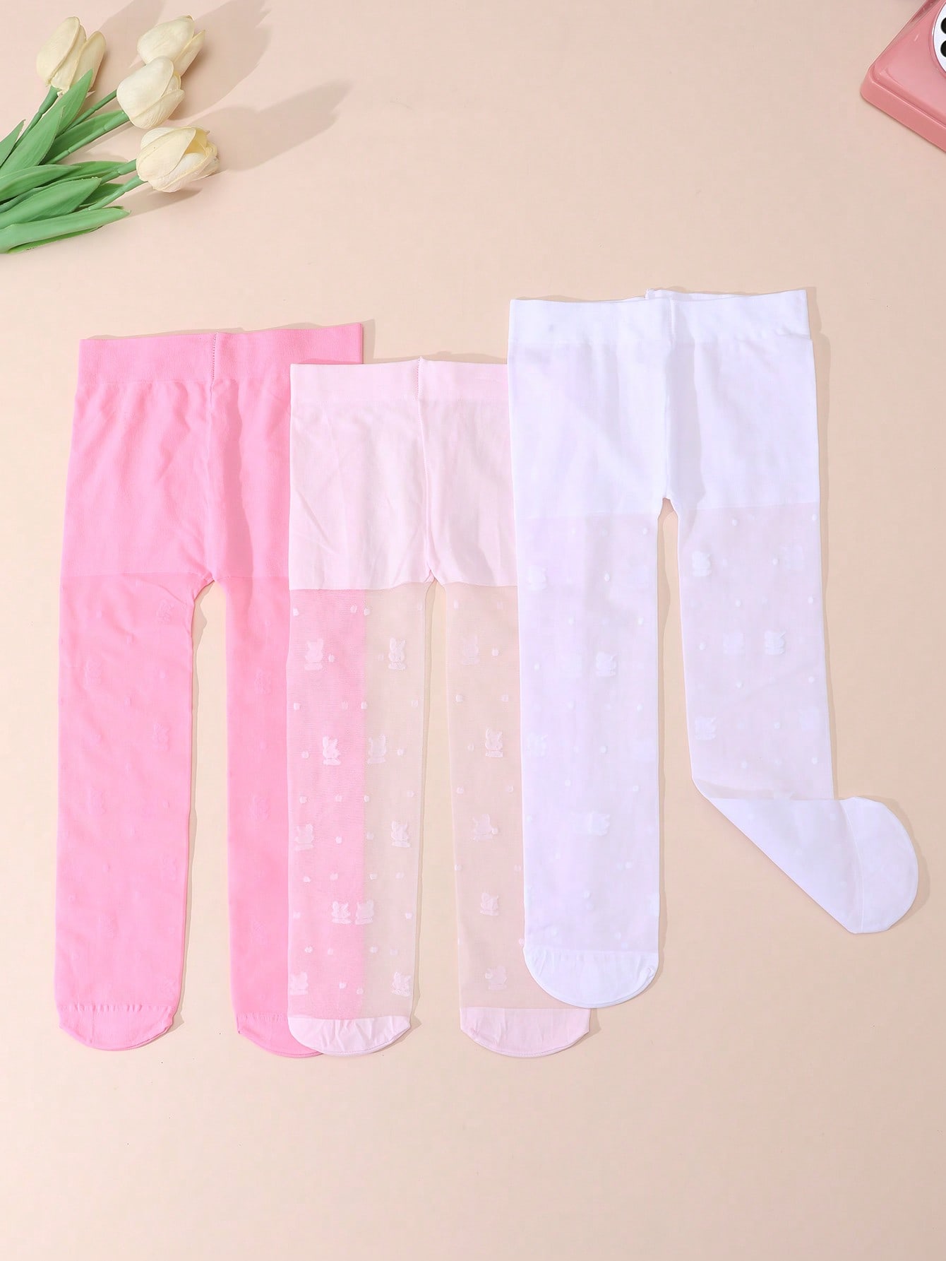 3Pack Girls Rabbit Print Tight - Tights Pantyhose Sheer 리뷰 및 가격