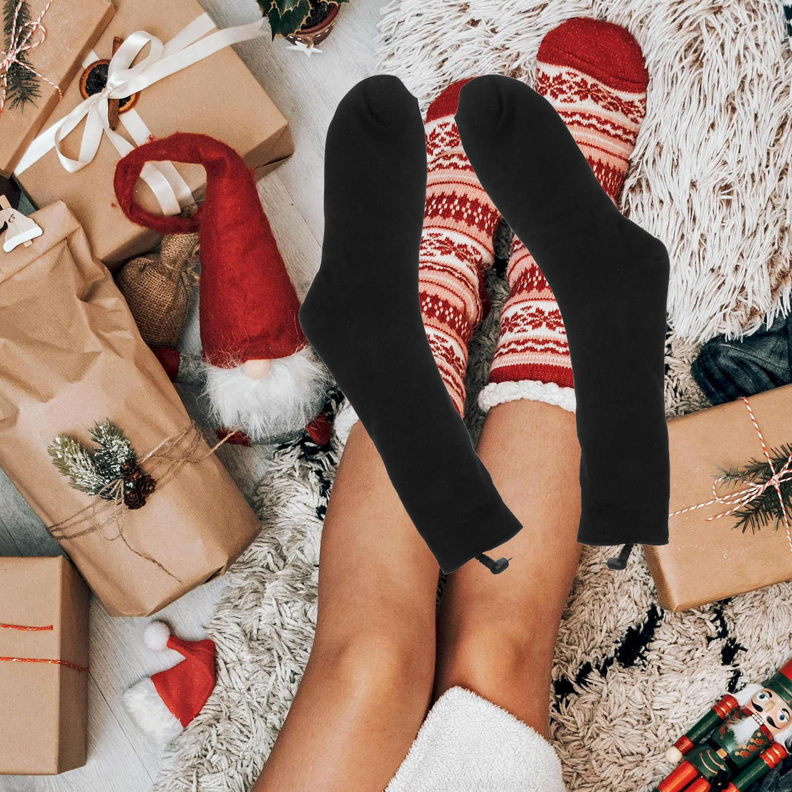 1Pair Battery Heated Socks Ele - Thermal Sock Winter 리뷰 및 가격