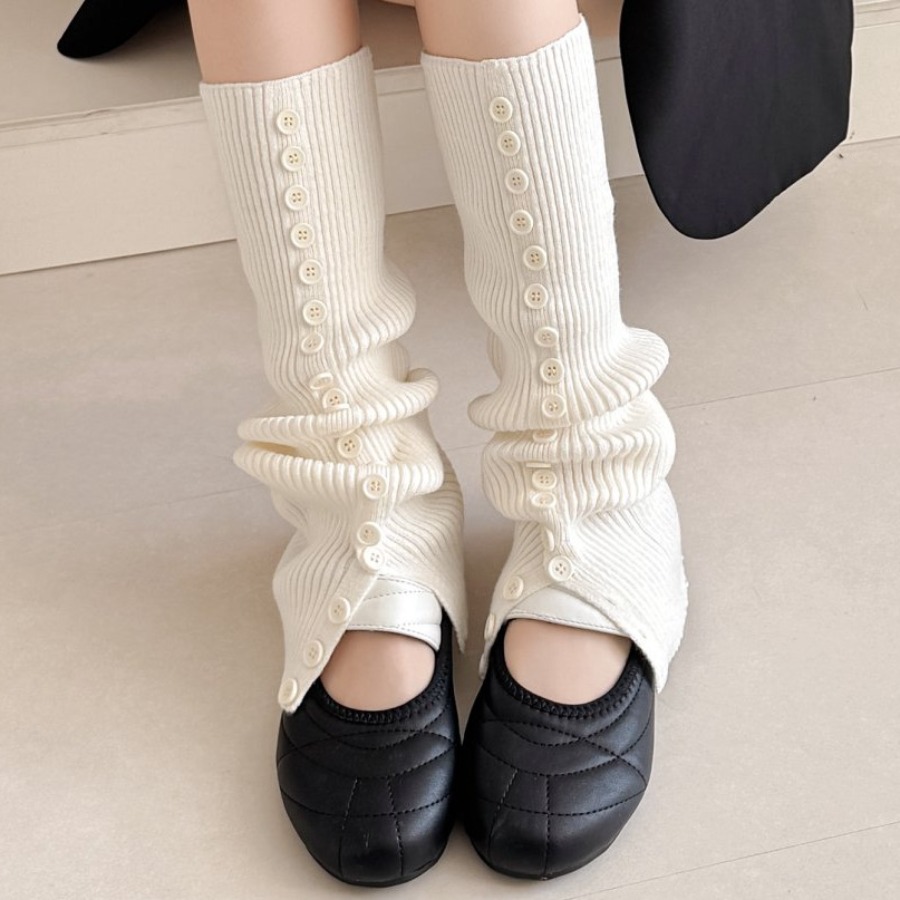​New Women's Button Detail Slo - Boot Sock Slouchy 리뷰 및 가격