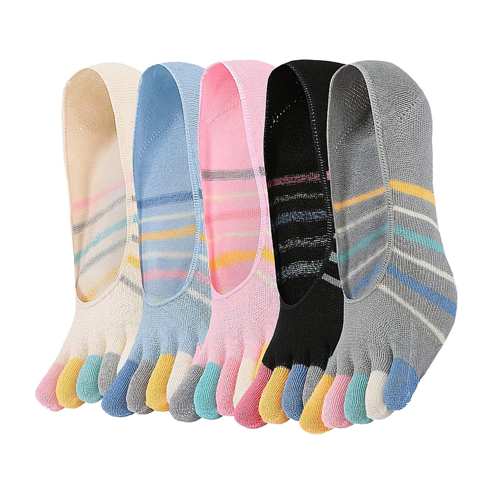 5 Pairs Yoga Five Finger Socks - Invisibility Sock Loafer 리뷰 및 가격
