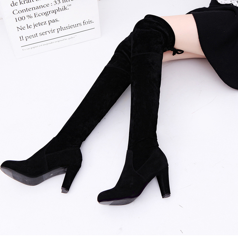 Women's Boots Stretch Fabric O - Knee High Sock Women 리뷰 및 가격