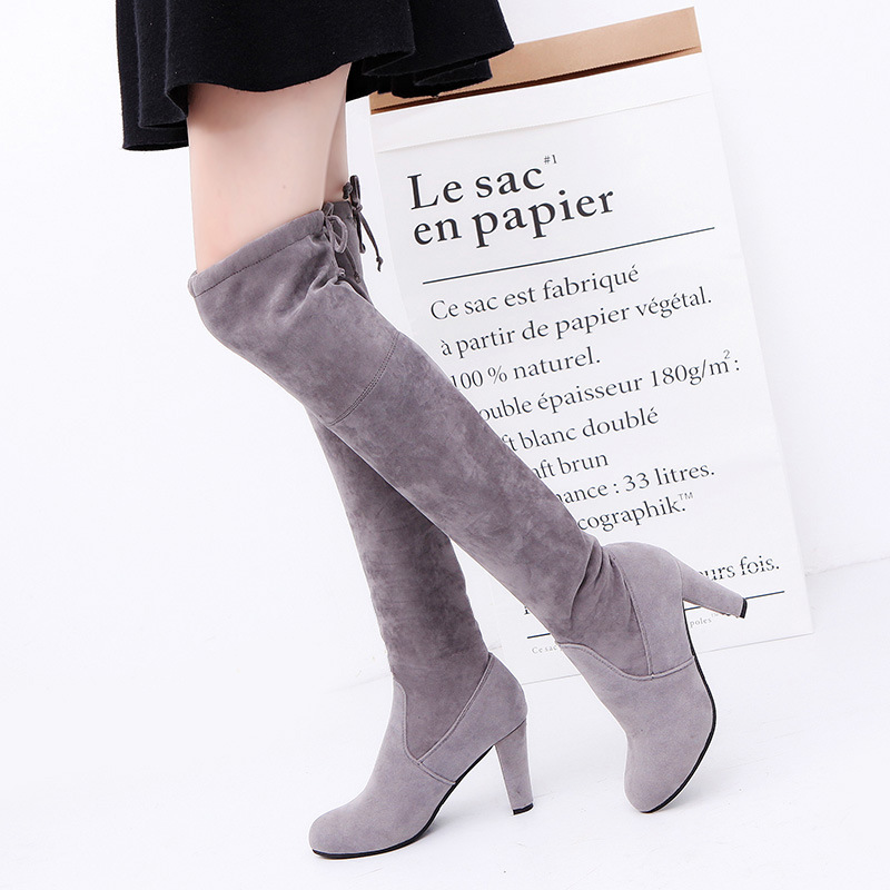 Women's Boots Stretch Fabric O - Knee High Sock Women 리뷰 및 가격