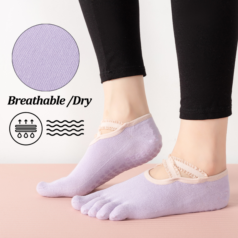 Ladies Non-Slip Pilates Socks  - No Show Sock Women 리뷰 및 가격