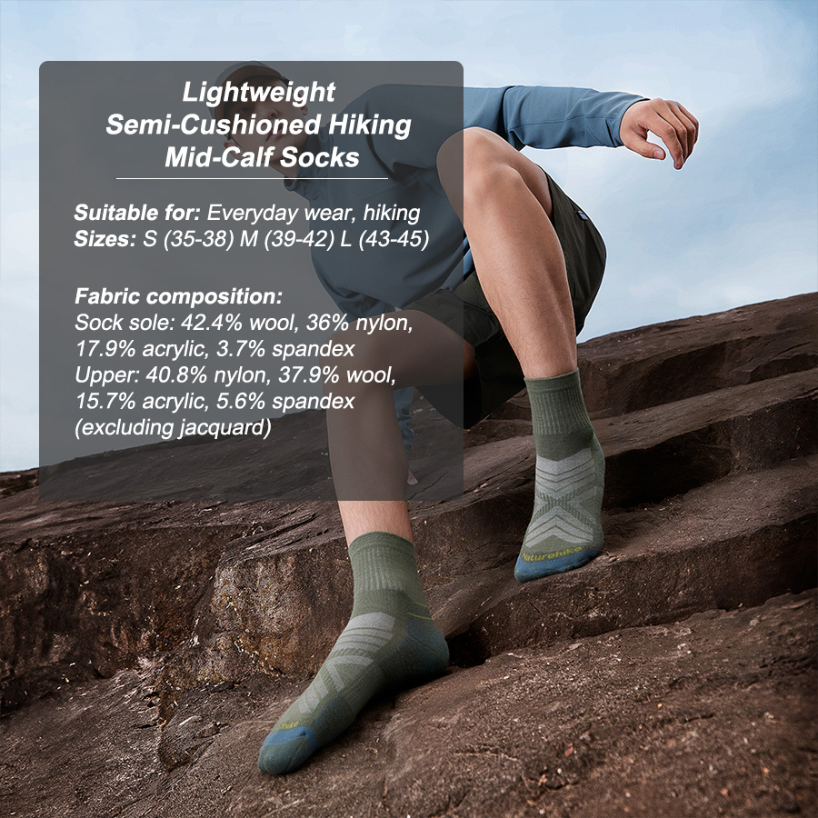 Naturehike Sport Socks Man Soc - Wool Hiking Sock 리뷰 및 가격