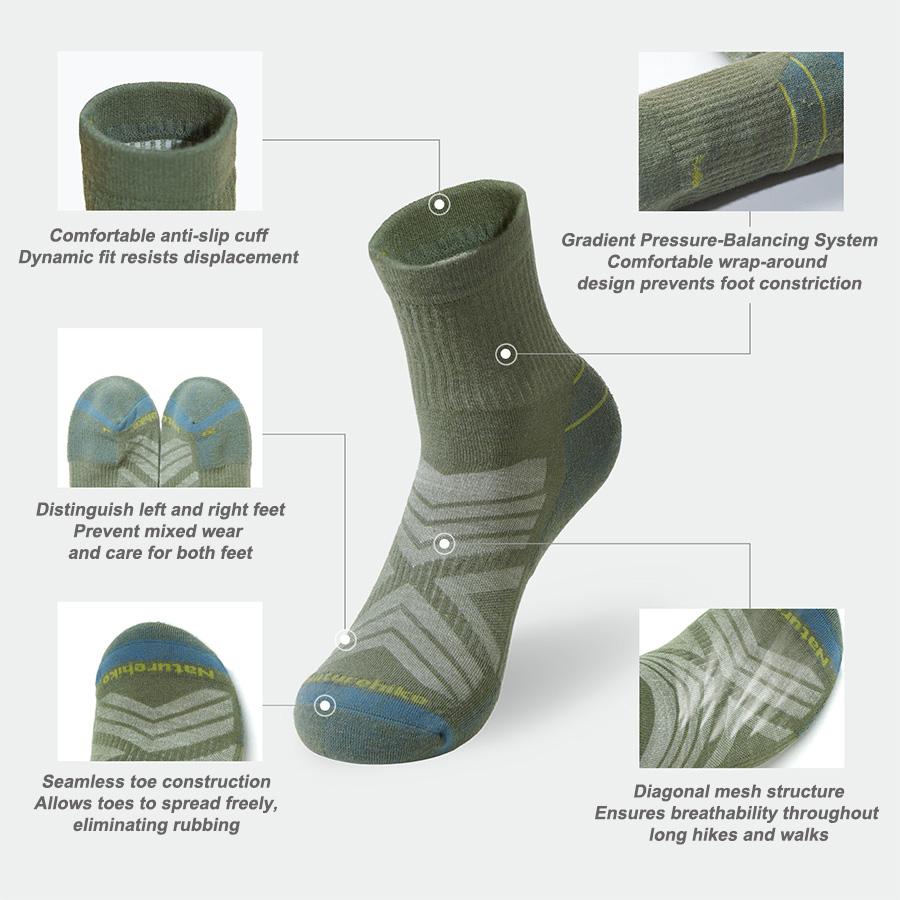 Naturehike Sport Socks Man Soc - Wool Hiking Sock 리뷰 및 가격