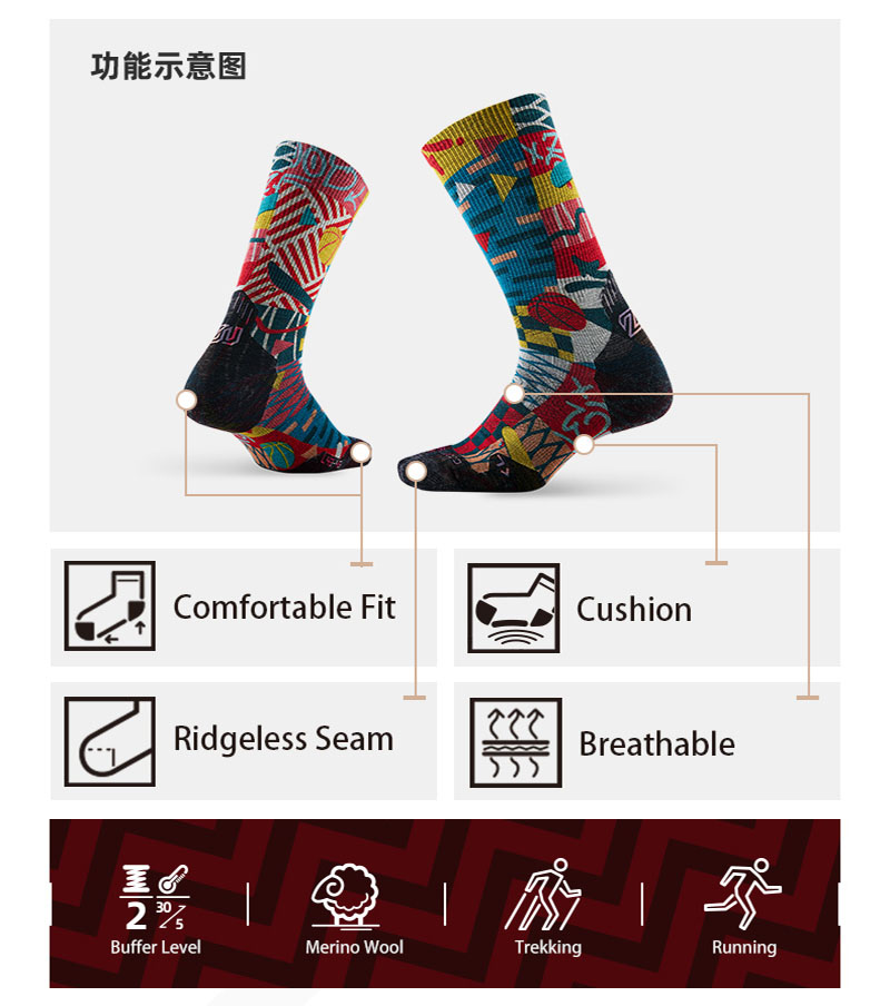 ZEALWOOD Merino Wool Running S - Wool Hiking Sock 리뷰 및 가격