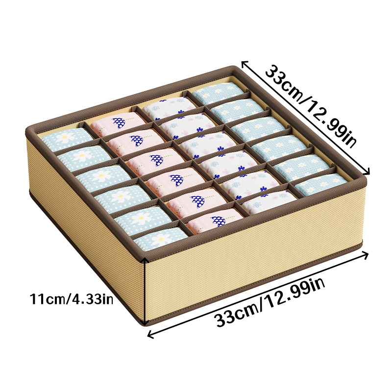 1pc 24grids Cabinet Underwear  - Sock Organizer Tray 리뷰 및 가격