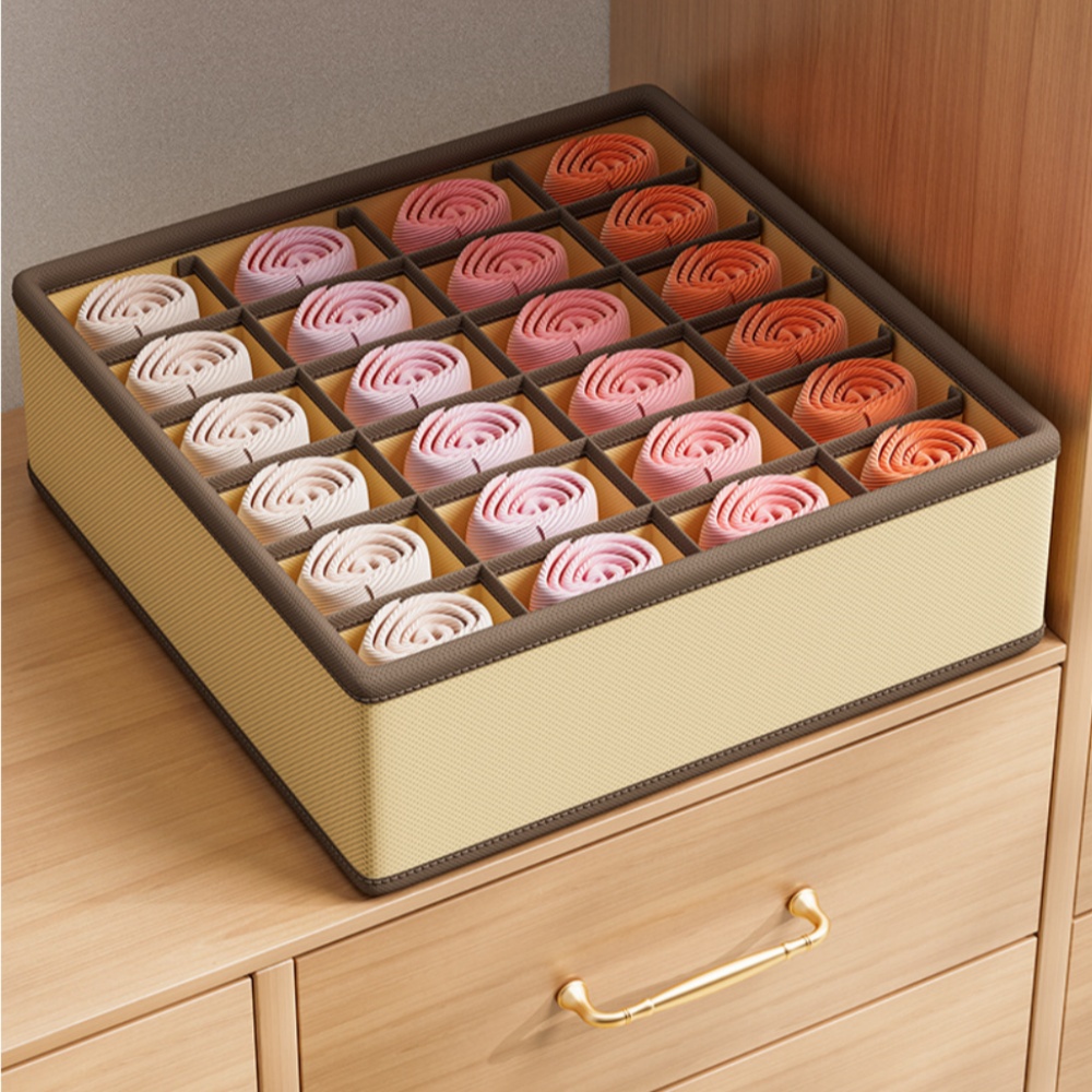 1pc 24grids Cabinet Underwear  - Sock Organizer Tray 리뷰 및 가격