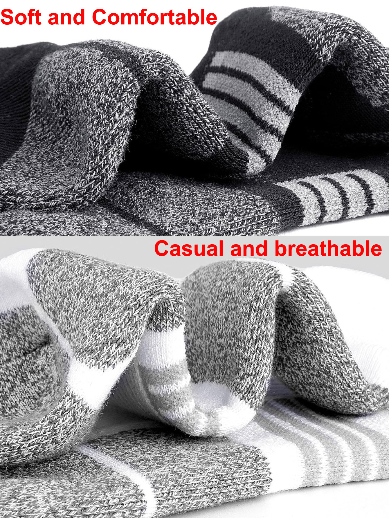 Men's Ankle Socks 6/12 Pairs B - Ankle Sock Low Cut 리뷰 및 가격
