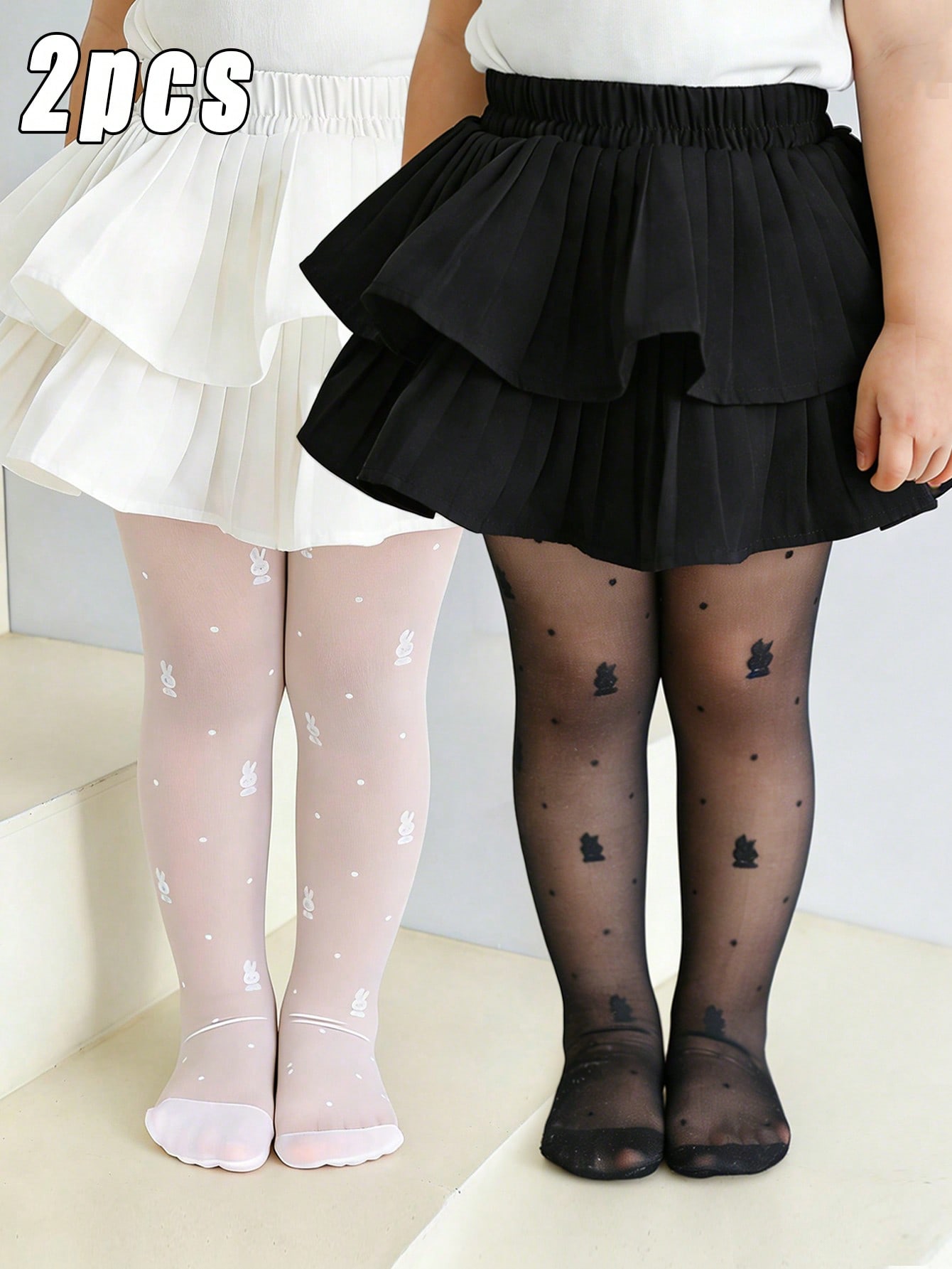 2Pack Toddler Girl Rabbit Prin - Tights Pantyhose Sheer 리뷰 및 가격