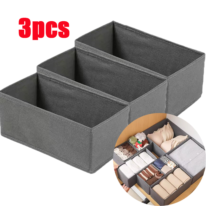 3PC Fabric Underwear Storage B - Sock Organizer Tray 리뷰 및 가격