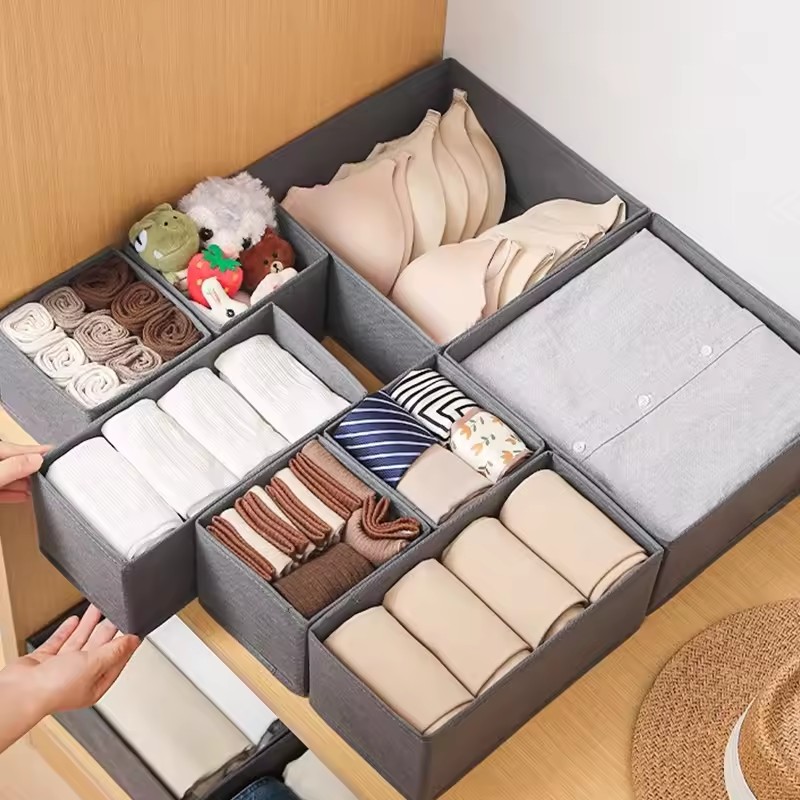 3PC Fabric Underwear Storage B - Sock Organizer Tray 리뷰 및 가격