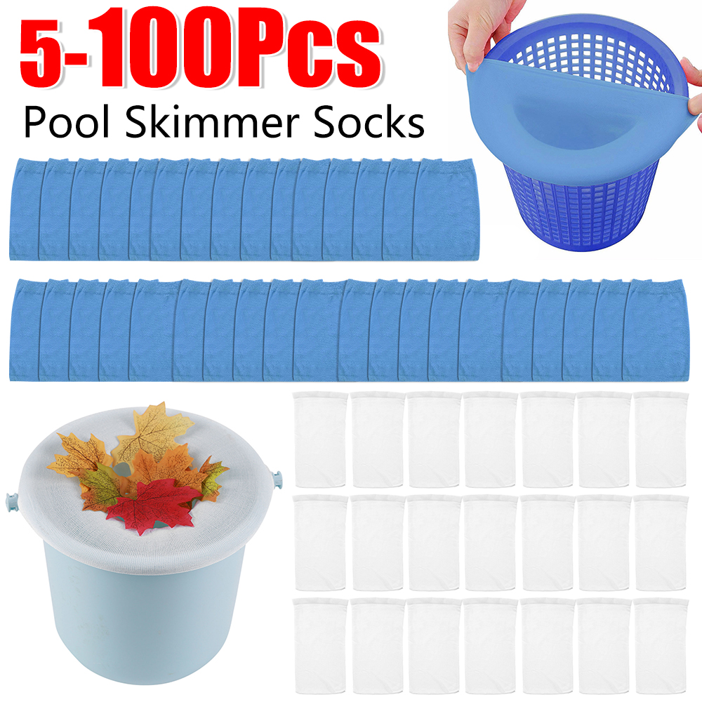 100-5PCS Pool Skimmer Socks El - Sock Organizer Tray 리뷰 및 가격