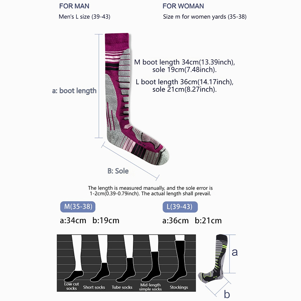 GTUBIKE 1 Pair New Merino Wool - Wool Hiking Sock 리뷰 및 가격