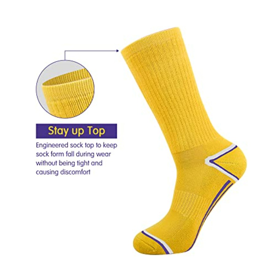Mens 6 Pack Athletic Performan - Cotton Crew Sock Pack 리뷰 및 가격