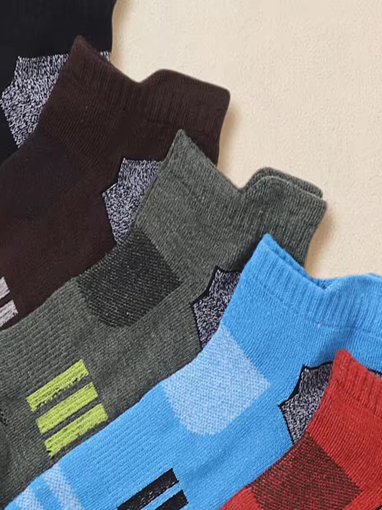 6/12 Pairs Men Vibrant Multico - Ankle Sock Low Cut 리뷰 및 가격