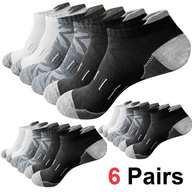 6Pairs Men's Arrow Print Ankle - Ankle Sock Low Cut 리뷰 및 가격
