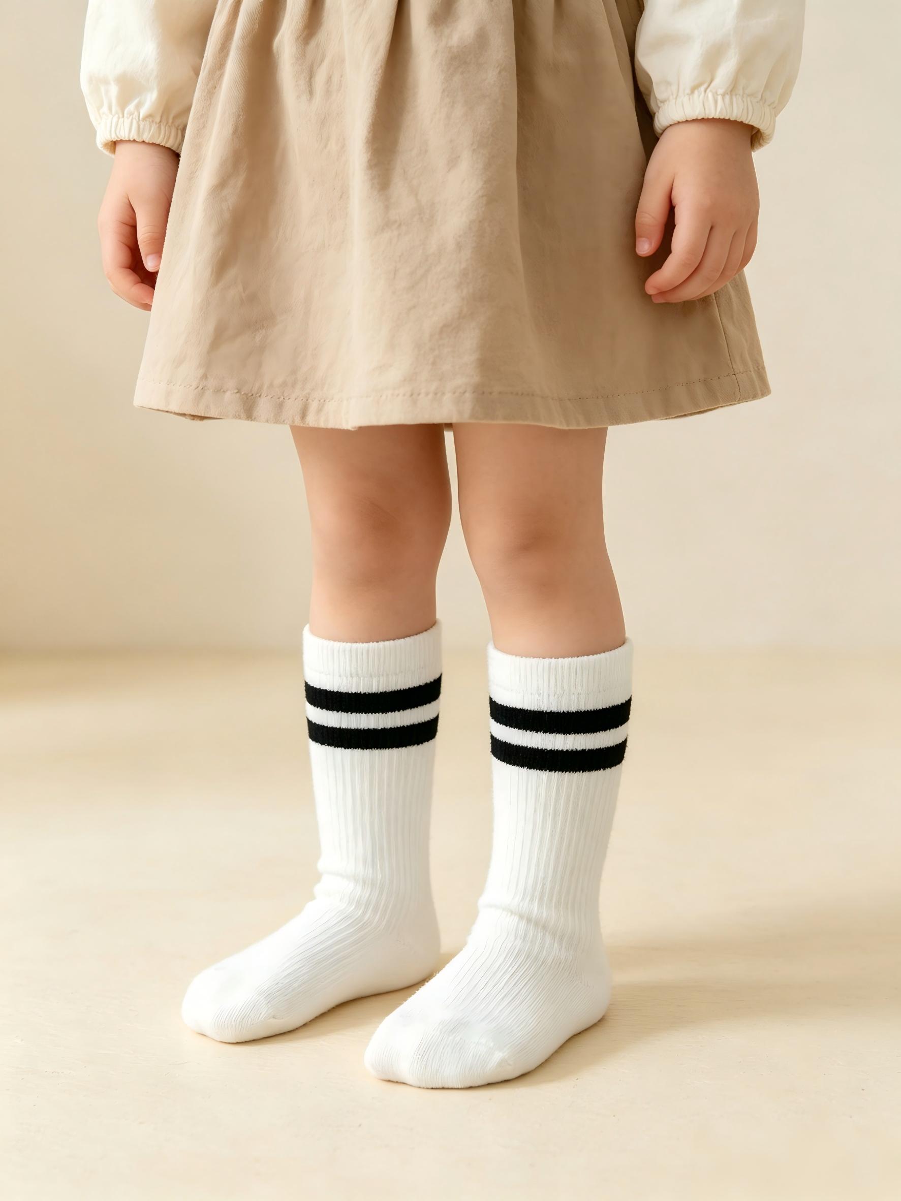 4-Pack Baby Toddler Striped Cr - Cotton Crew Sock Pack 리뷰 및 가격
