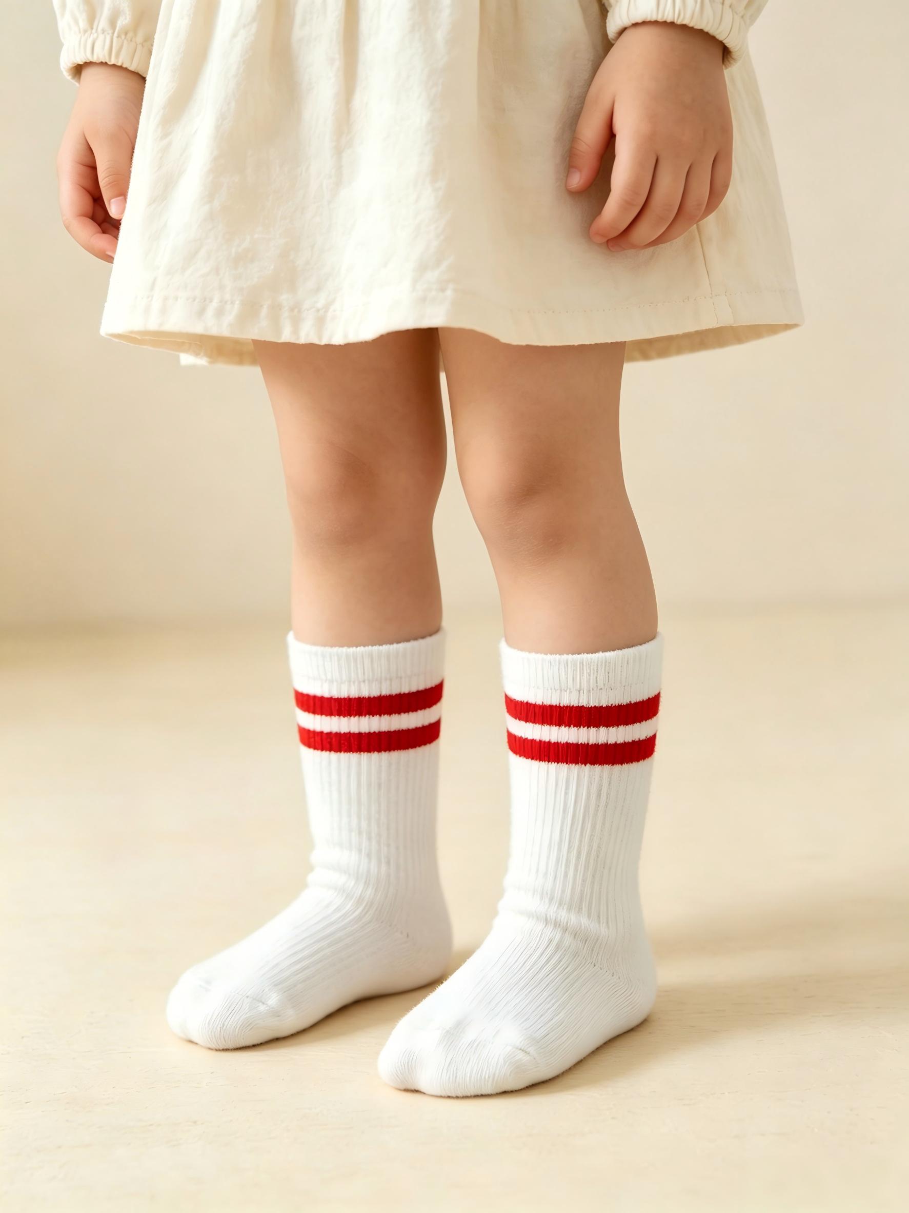 4-Pack Baby Toddler Striped Cr - Cotton Crew Sock Pack 리뷰 및 가격