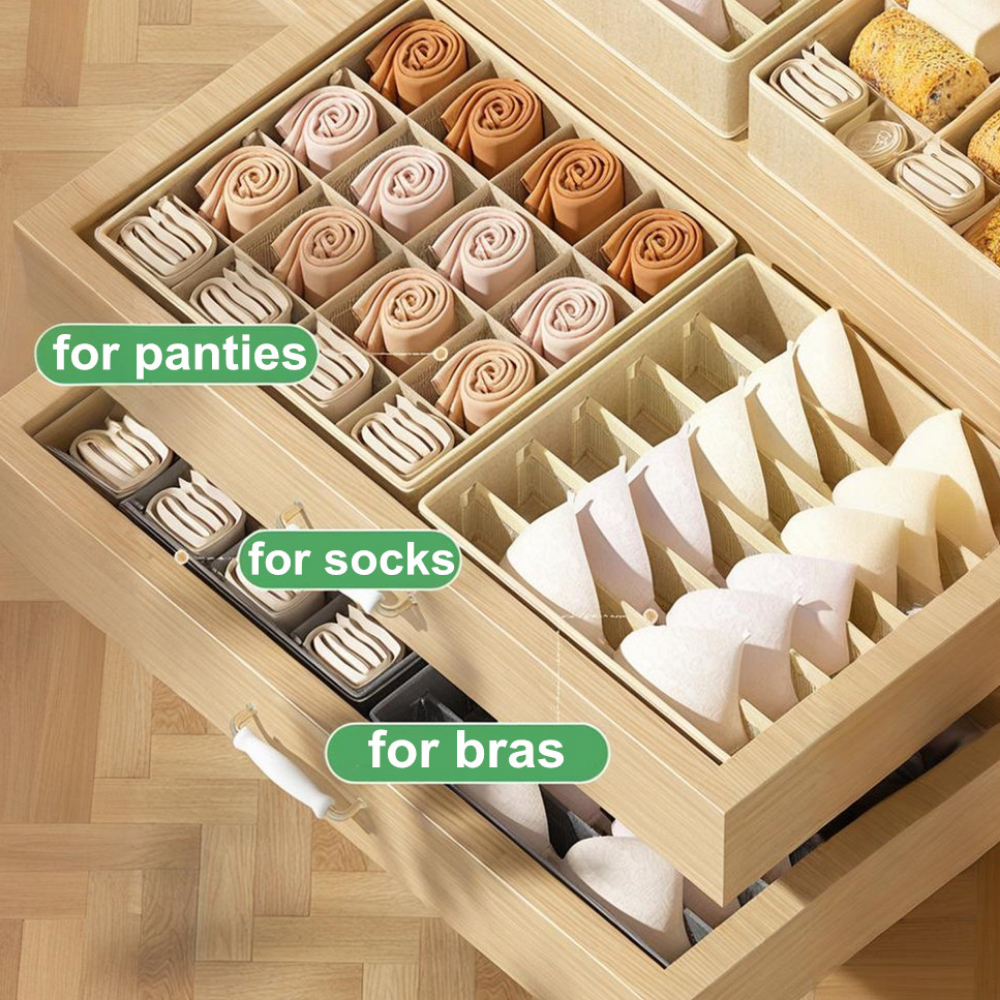 Underwear Storage Box for Bras - Sock Organizer Tray 리뷰 및 가격