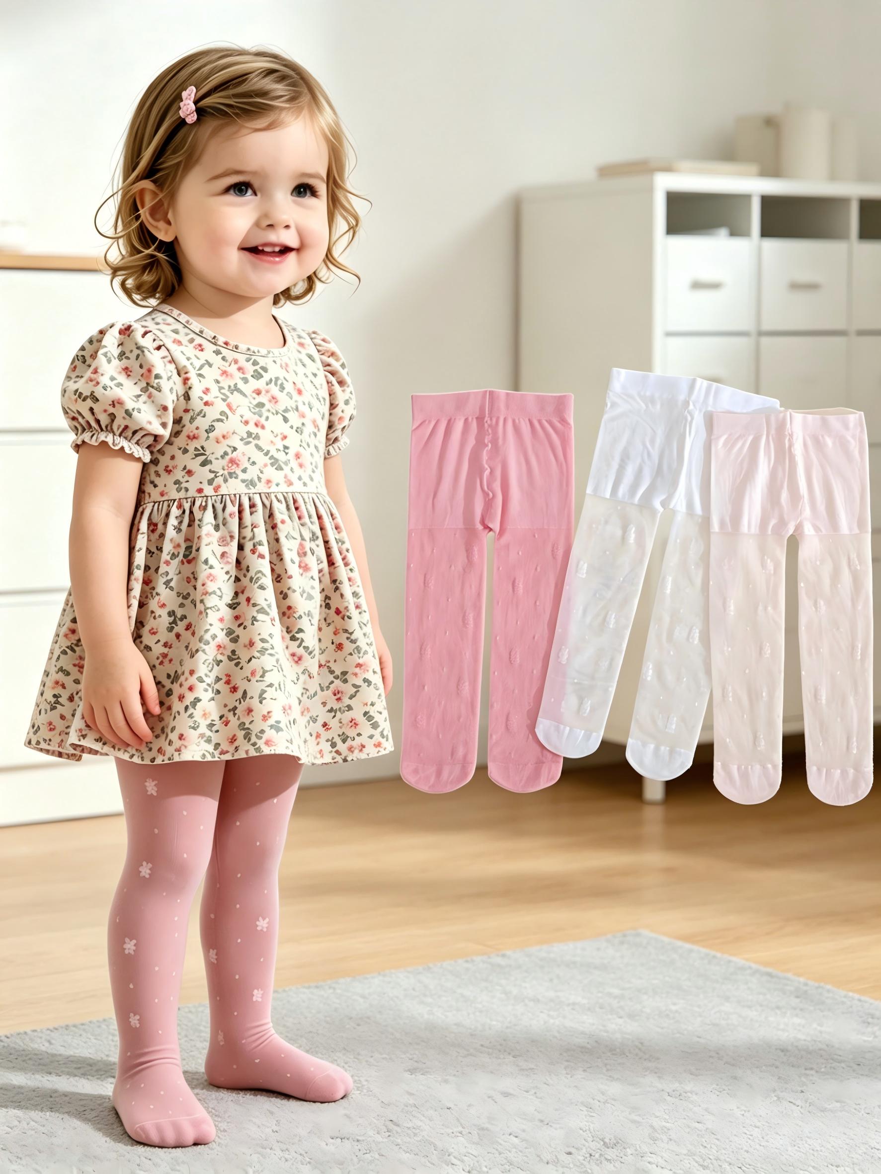 3Pack Toddler Girls Floral Pri - Tights Pantyhose Sheer 리뷰 및 가격