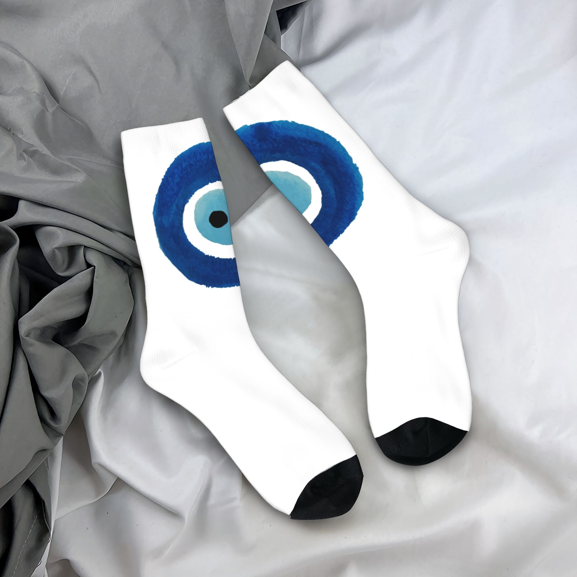 Custom Watercolor Evil Eye Naz - Dress Sock Men 리뷰 및 가격