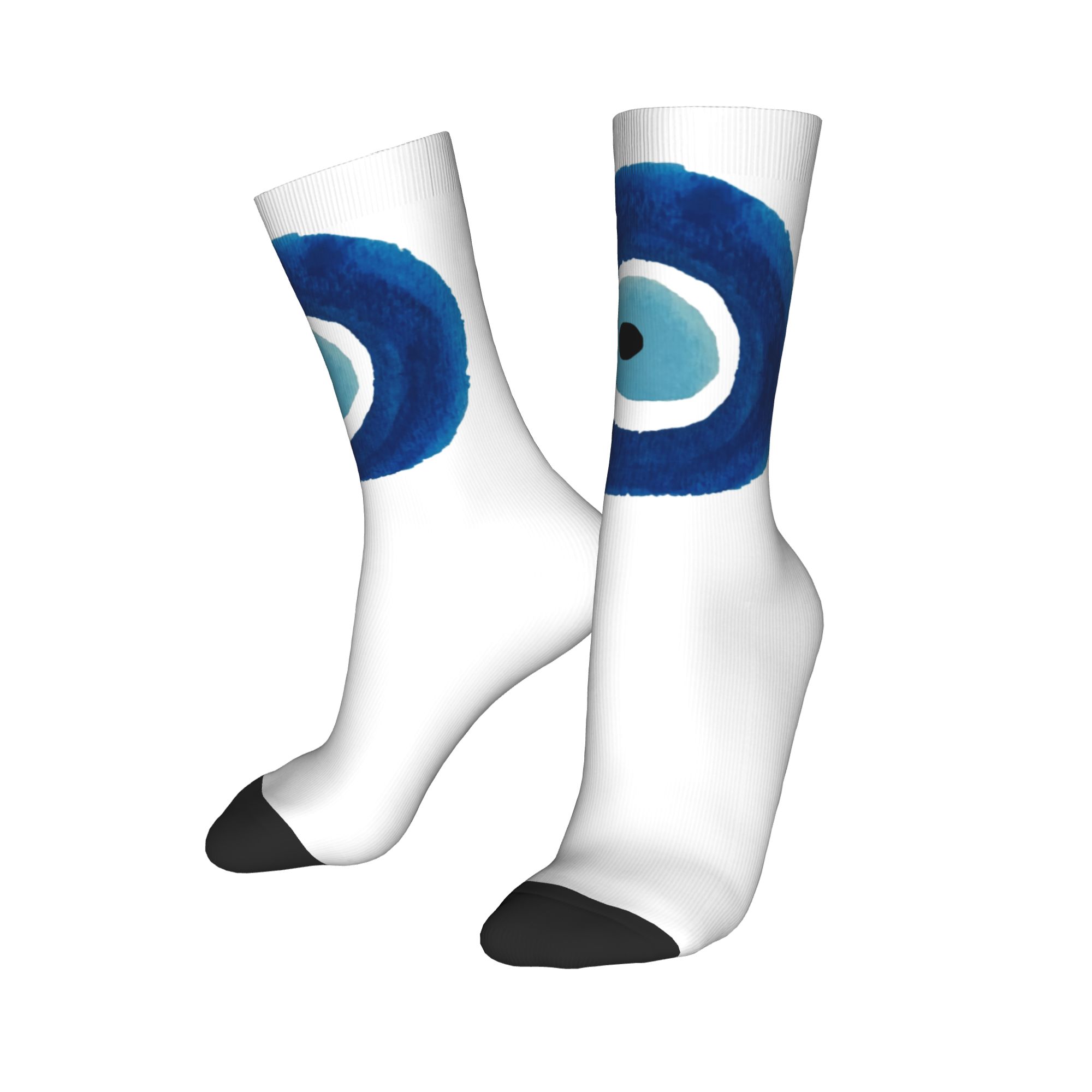 Custom Watercolor Evil Eye Naz - Dress Sock Men 리뷰 및 가격