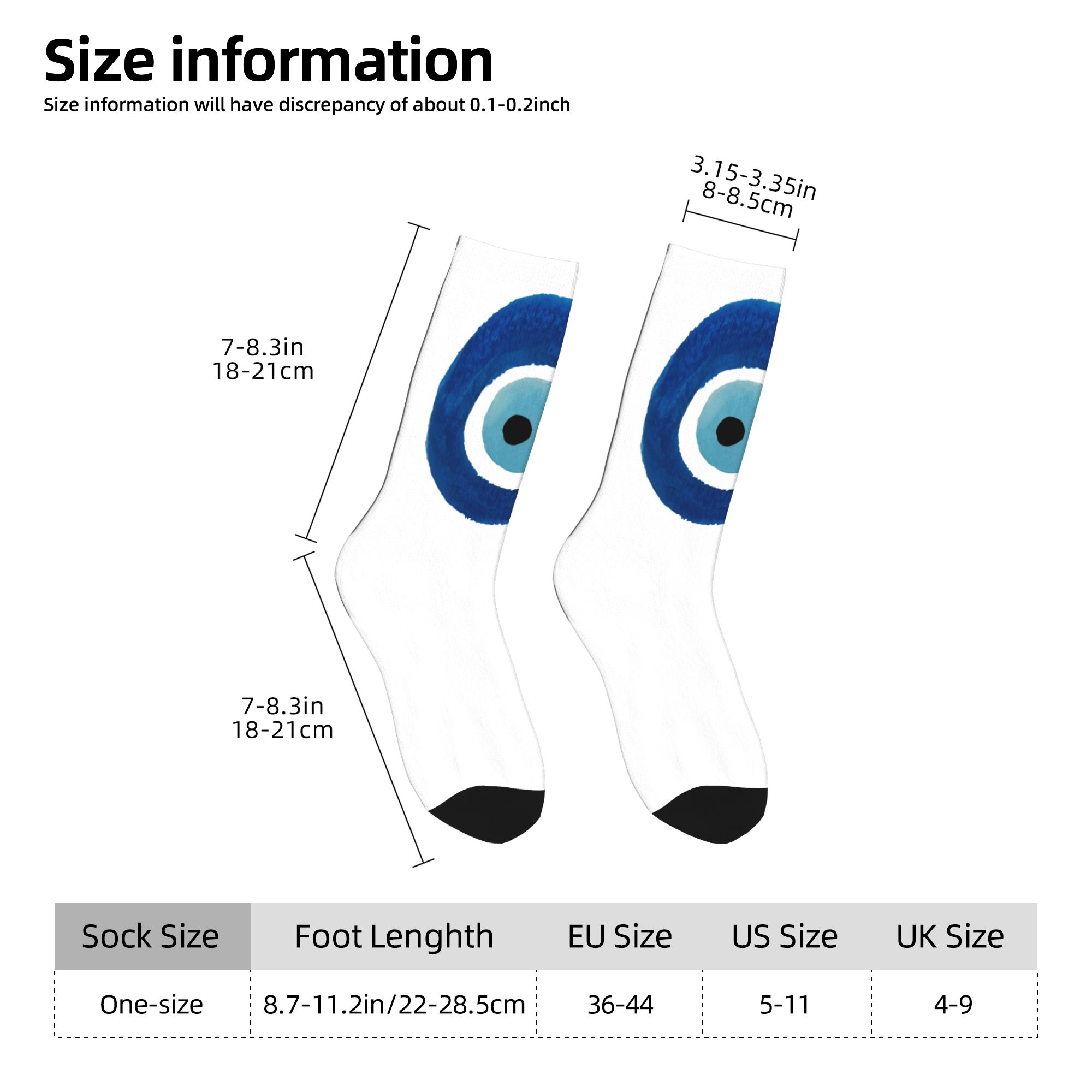 Custom Watercolor Evil Eye Naz - Dress Sock Men 리뷰 및 가격