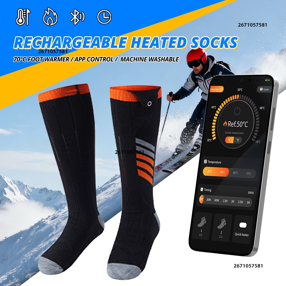 APP Control Heated Socks Recha - Thermal Sock Winter 리뷰 및 가격