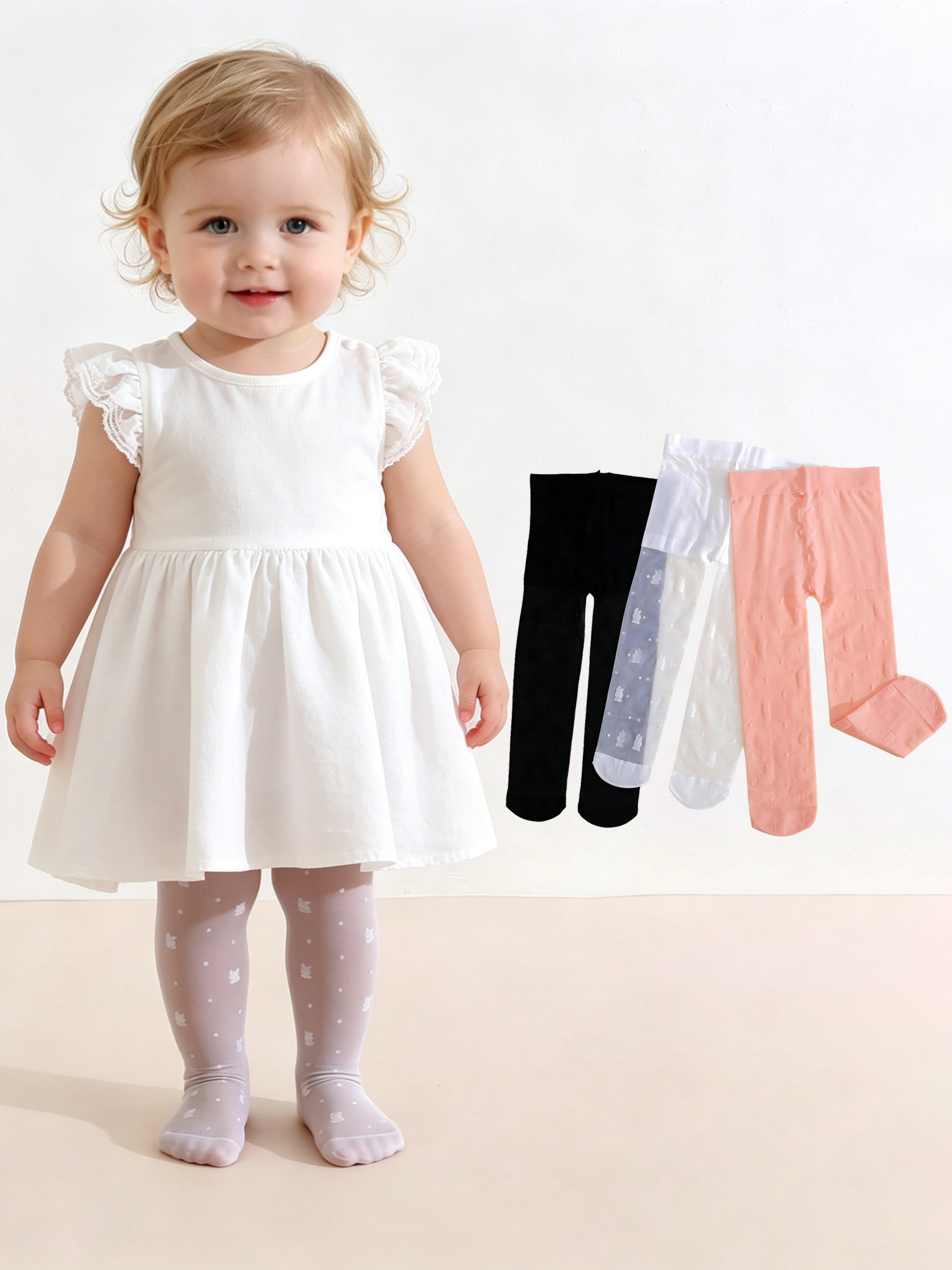 3Pack Toddler Girl Rabbit Prin - Tights Pantyhose Sheer 리뷰 및 가격