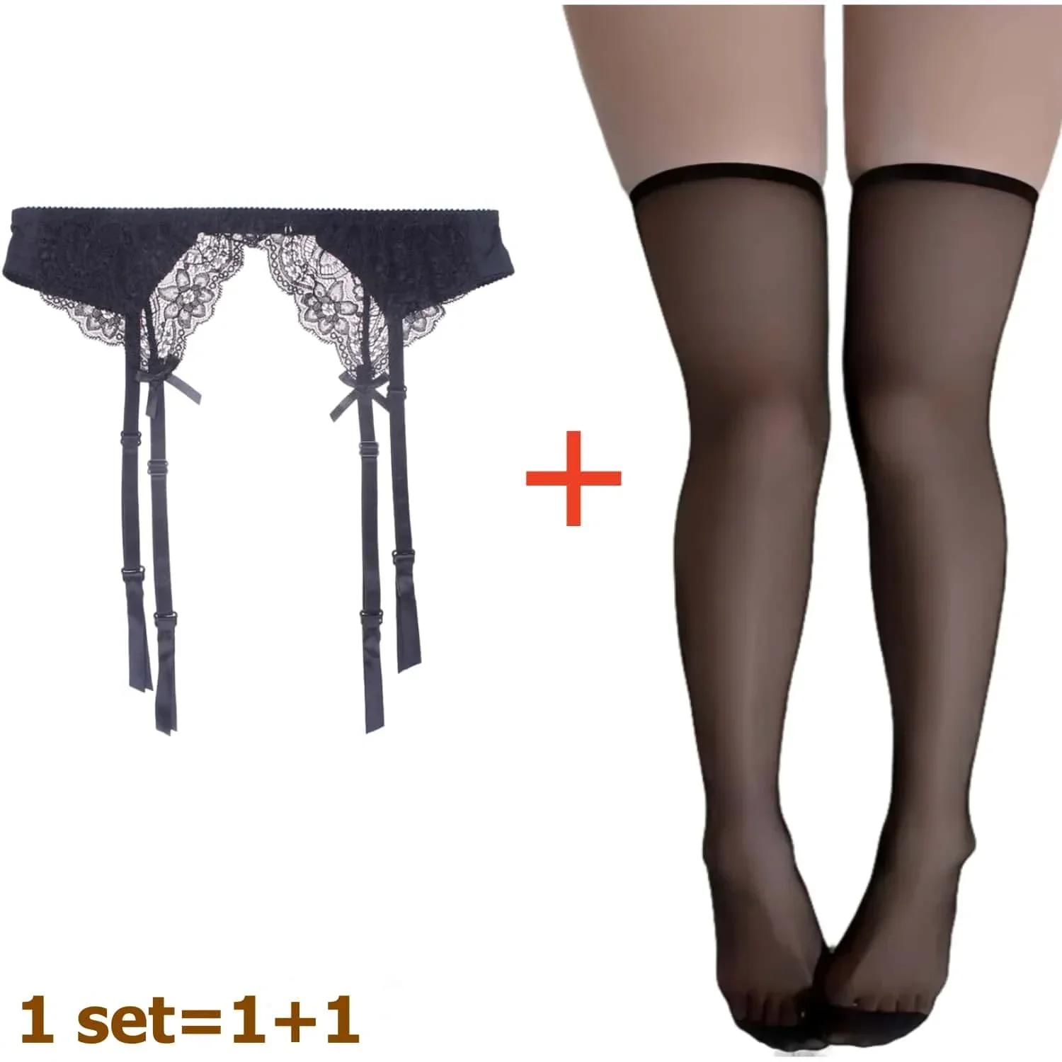 2PCS Women's Suspender Lace St - Tights Pantyhose Sheer 리뷰 및 가격