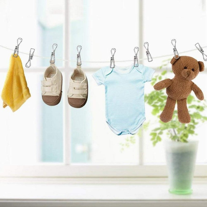 10/50PCS Stainless Steel Clips - Sock Organizer Tray 리뷰 및 가격